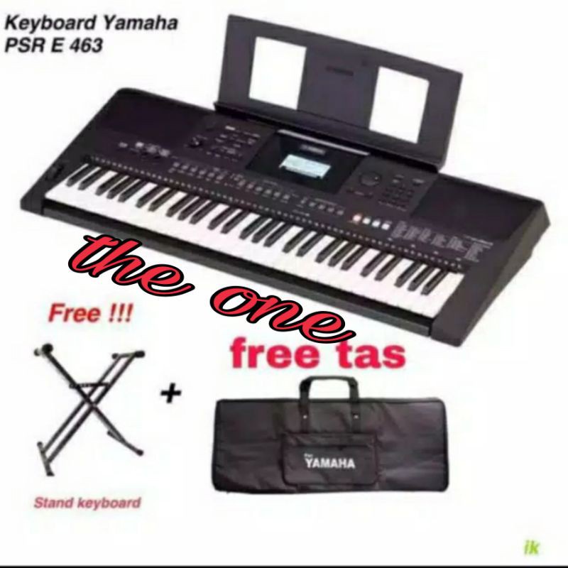 PROMO HARGA MURAH Keyboard yamaha PSR E463 original | Shopee Indonesia