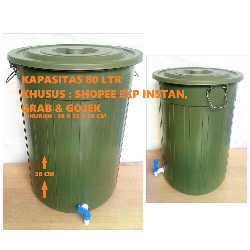 Ember Kran Cuci tangan/Ember Berkran Cuci Tangan/Ember Dispenser/Ember cuci virus/Ember Wudhu 80