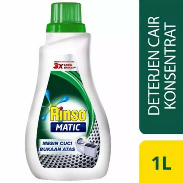 RINSO Matic Cair Top Load 1 L (Bukaan Atas) Shopee Indonesia