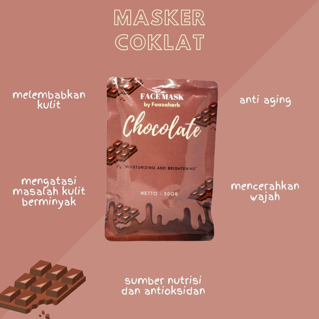 Jual Masker Organik Coklat Bubuk (30Gr) | Shopee Indonesia