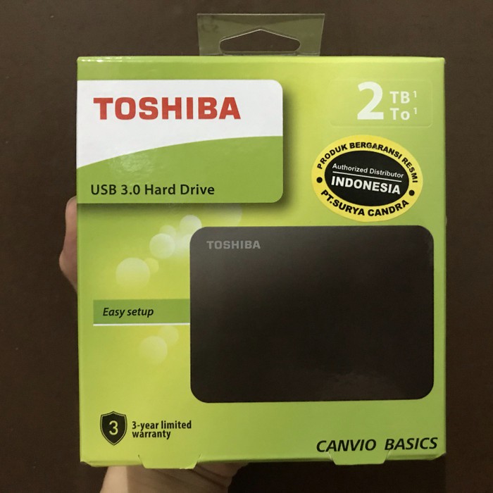 Jual Toshiba Canvio Basic 2Tb Hd Hdd Hardisk Harddisk Eksternal External | Shopee Indonesia