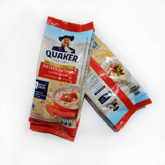 Quaker Instant Oatmeal Merah/Oatcooking Oatmeal Biru 200G G | Shopee  Indonesia