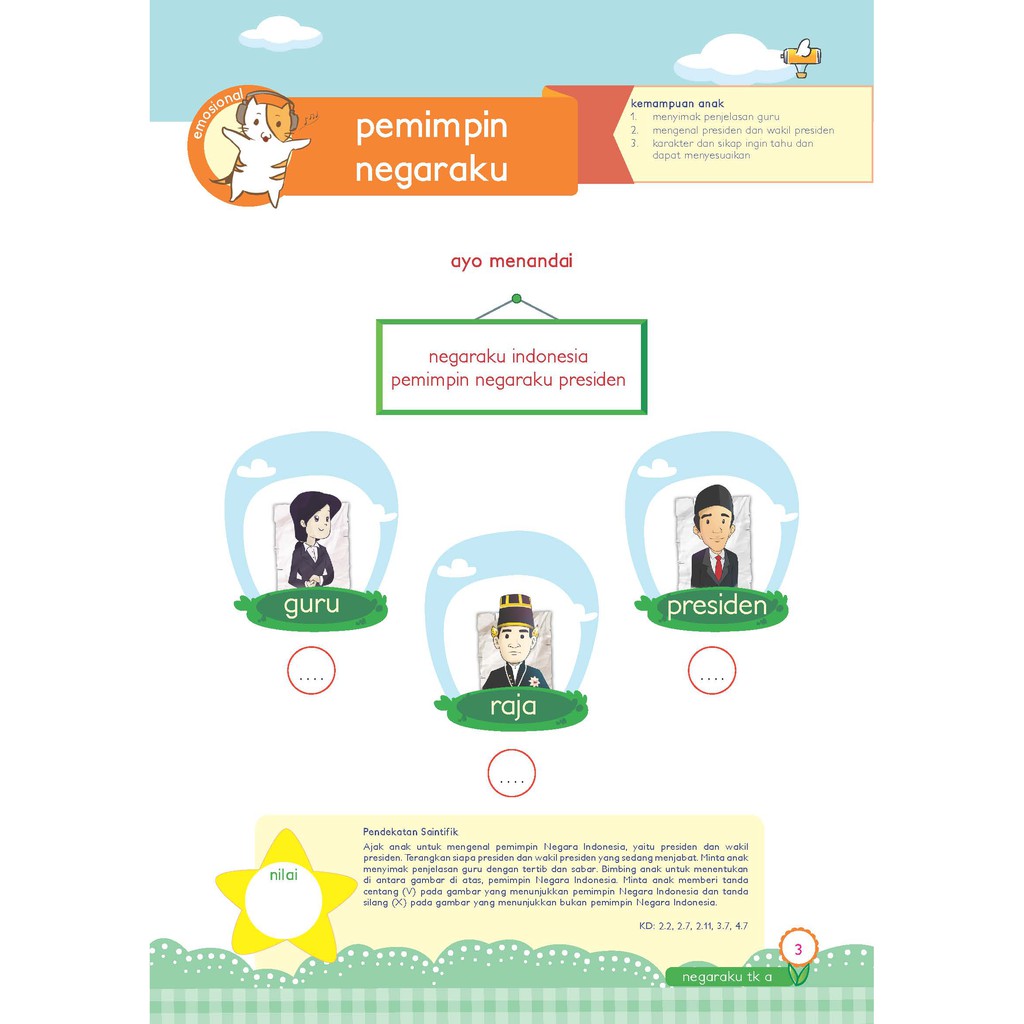 Lembar Kegiatan Anak Tk Tema Pakaian Guru Paud