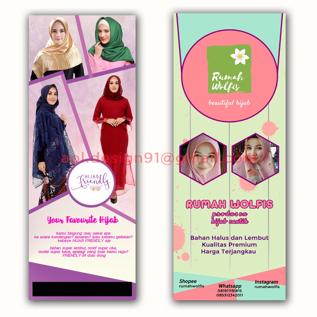 Contoh Banner Hijab Wanita Diary Hijaber
