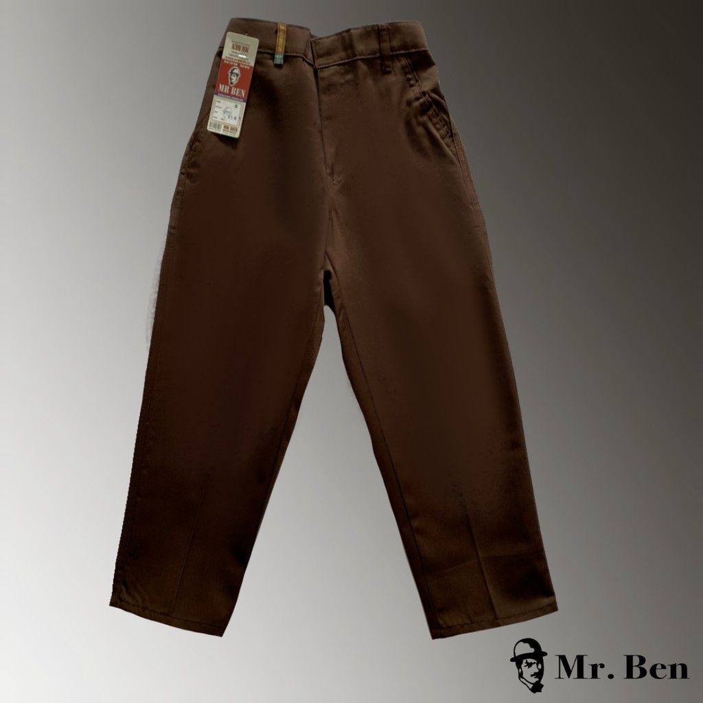 Jual SERAGAM SEKOLAH MR BEN CELANA SMP - SMA PRAMUKA PANJANG KEPER WARNA  COKLAT MUDA / COKLAT TUA Indonesia|Shopee Indonesia