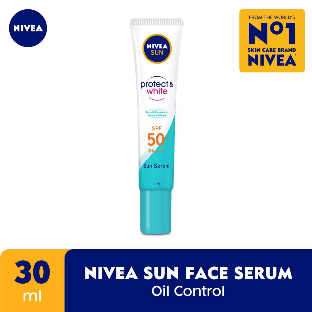 Jual Sunscreen NIVEA Sun Face Protection Spf 50+ Pa+++ OIL CONTROL BIRU