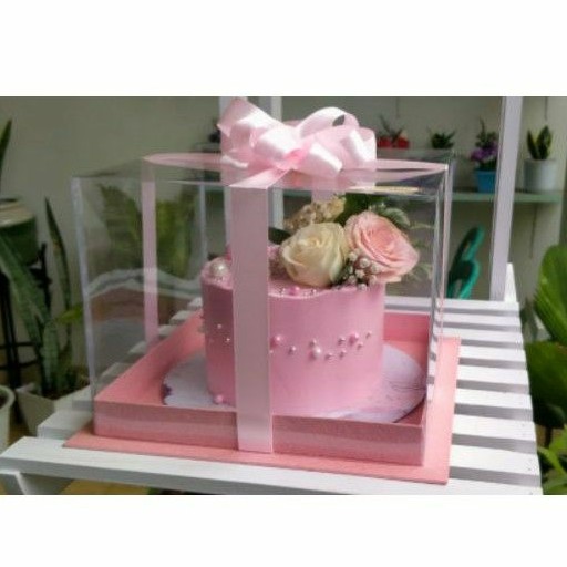box kue/box karton/box mika/kotak kue tart/kotak kue mika ukuran 25 x