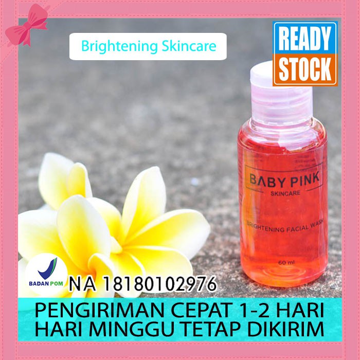 BRIGHTENING SKINCARE BABY PINK SKIN CARE FACIAL WASH PEMBERSIH WAJAH