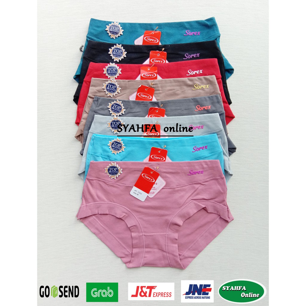 Grosir 6 pc CD Celana dalam wanita SOREX 1232 Cd sorex