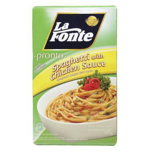 La Fonte Spaghetti with Saus Ayam 117 gr Shopee Indonesia