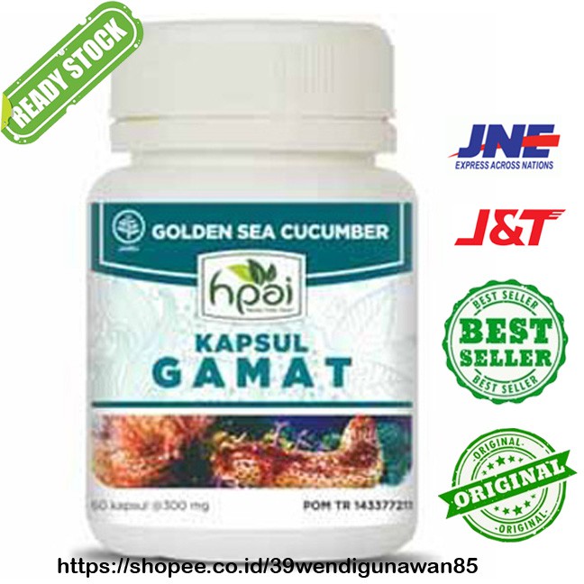 Kapsul Gamat HNI HPAI Shopee Indonesia
