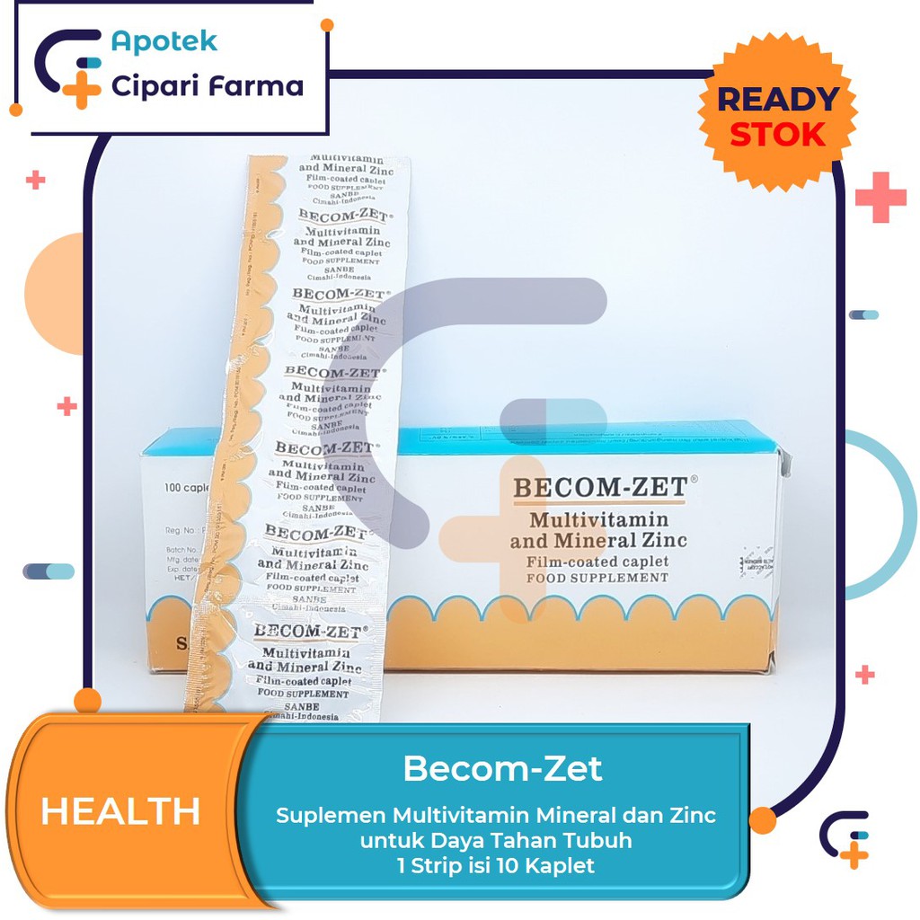 Jual Zet Suplemen Multivitamin Mineral Zinc Daya Tahan Tubuh