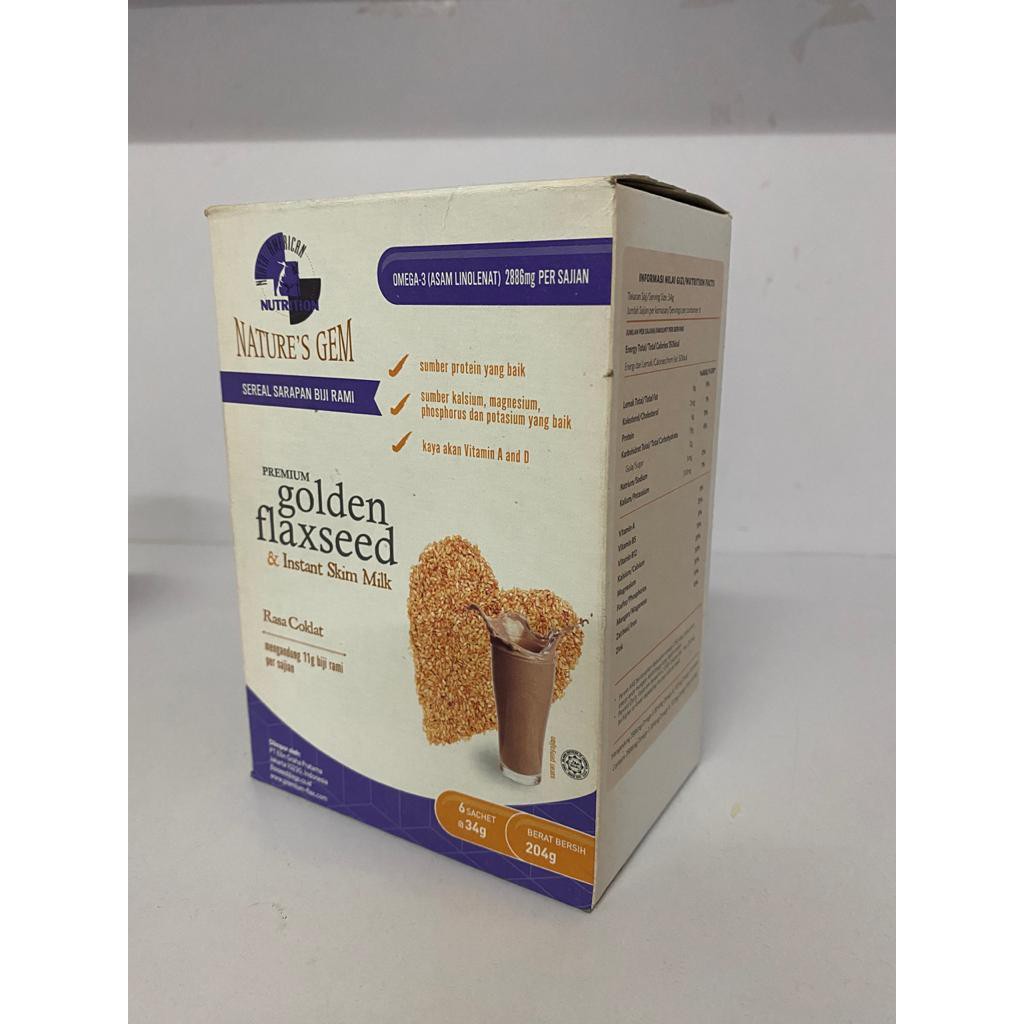 Jual Susu Flaxseed / Flaxseed milk + Omega3 Coklat