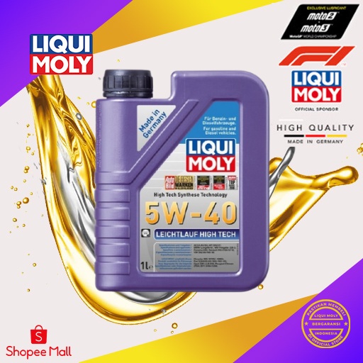 Jual Liqui Moly Leichtlauf High Tech 5W40 Engine Oil 1L - Oli Mobil 2327 | Shopee Indonesia