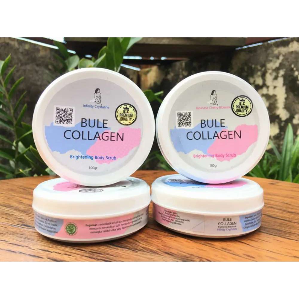 Jual BULE COLLAGEN BODY SCRUB ORIGINAL BPOM Shopee Indonesia