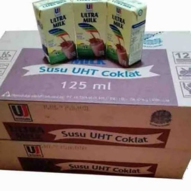 Jual Susu Ultra Uht Coklat 125 Ml 1 Dus Isi 40 Pcs | Shopee Indonesia