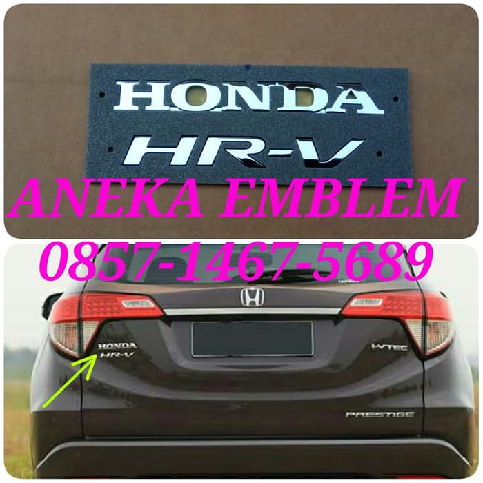 Jual paket - emblem honda hrv - emblem honda - emblem hrv - original