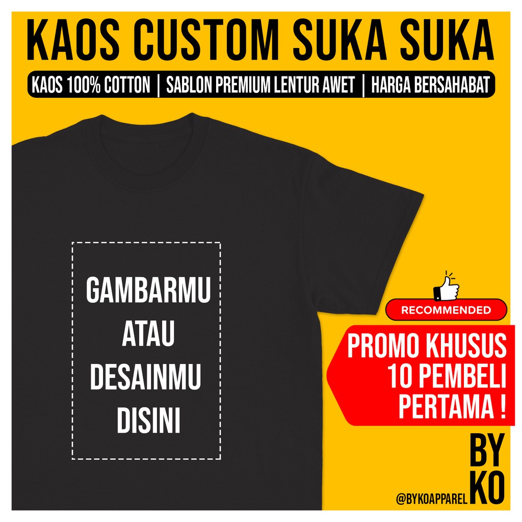 23+ Inilah Kaos Gambar Foto Sendiri