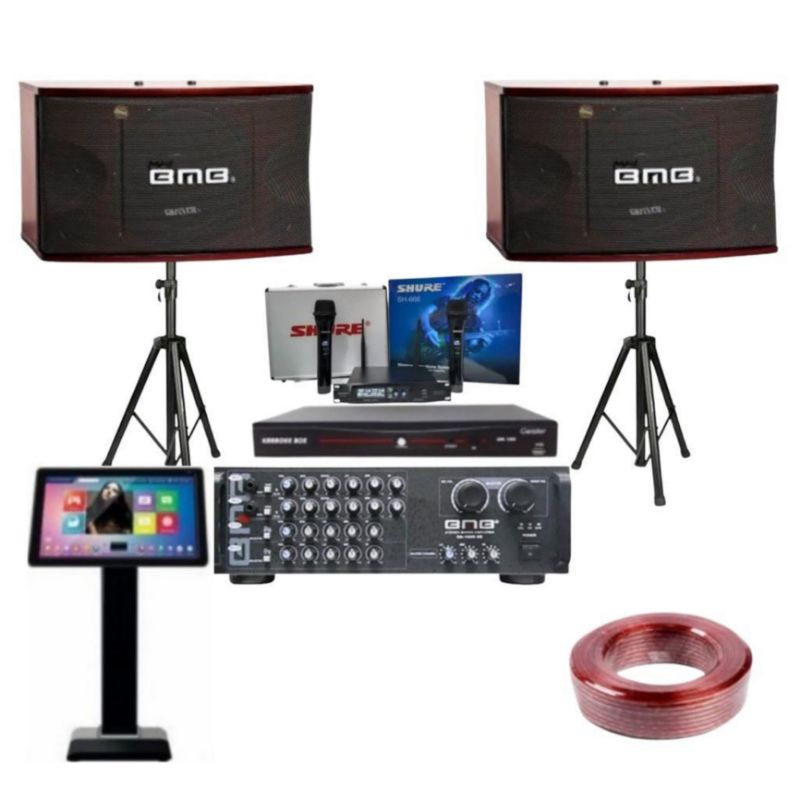 Jual PAKET SOUND SYSTEM KARAOKE BMB 10 INCH PLUS GEISLER PLAYER 3TB
