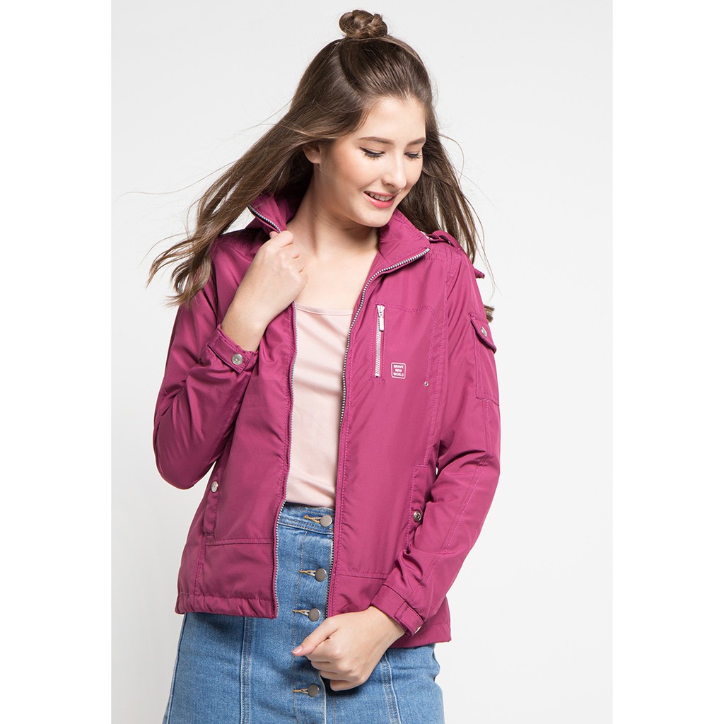 Jual AKO JEANS Jaket Parasut Magenta 110380 Indonesia