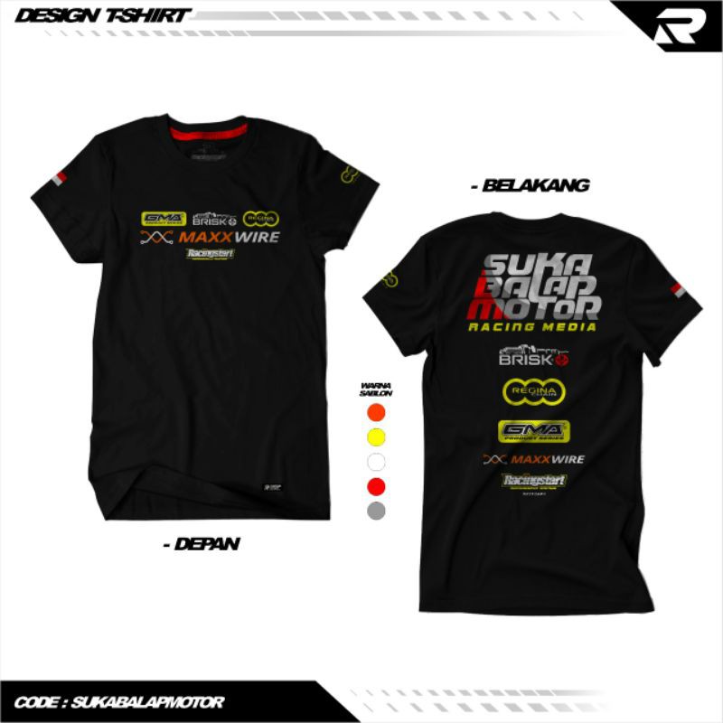 Jual Kaos Suka Balap Motor X Racing Start #1 | Shopee Indonesia