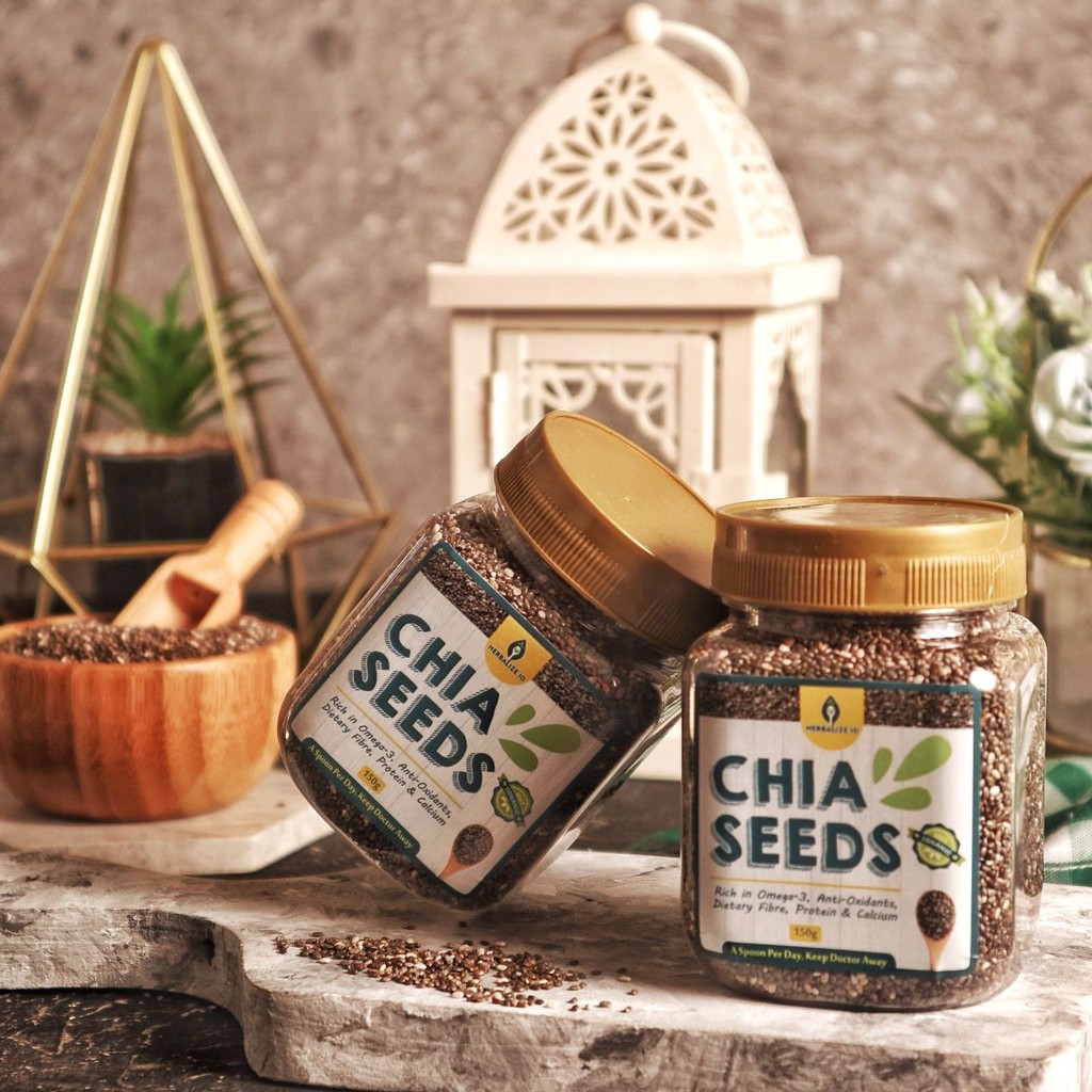 Jual Bisa COD Chia Seed 100 Organik Ukuran 150gr