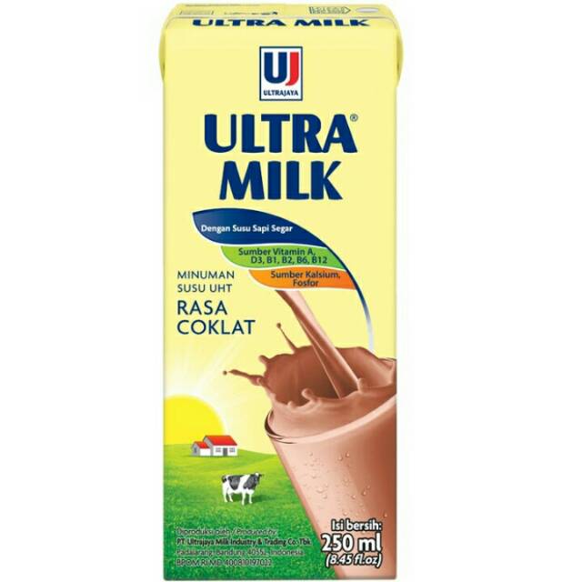 Jual Susu Ultra Milk- Uht 250 Ml -Coklat | Shopee Indonesia