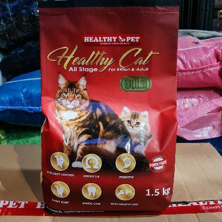 Jual Healthy Pet Cat Food 1.5 Kg For Kitten & Adult Indonesia|Shopee Indonesia