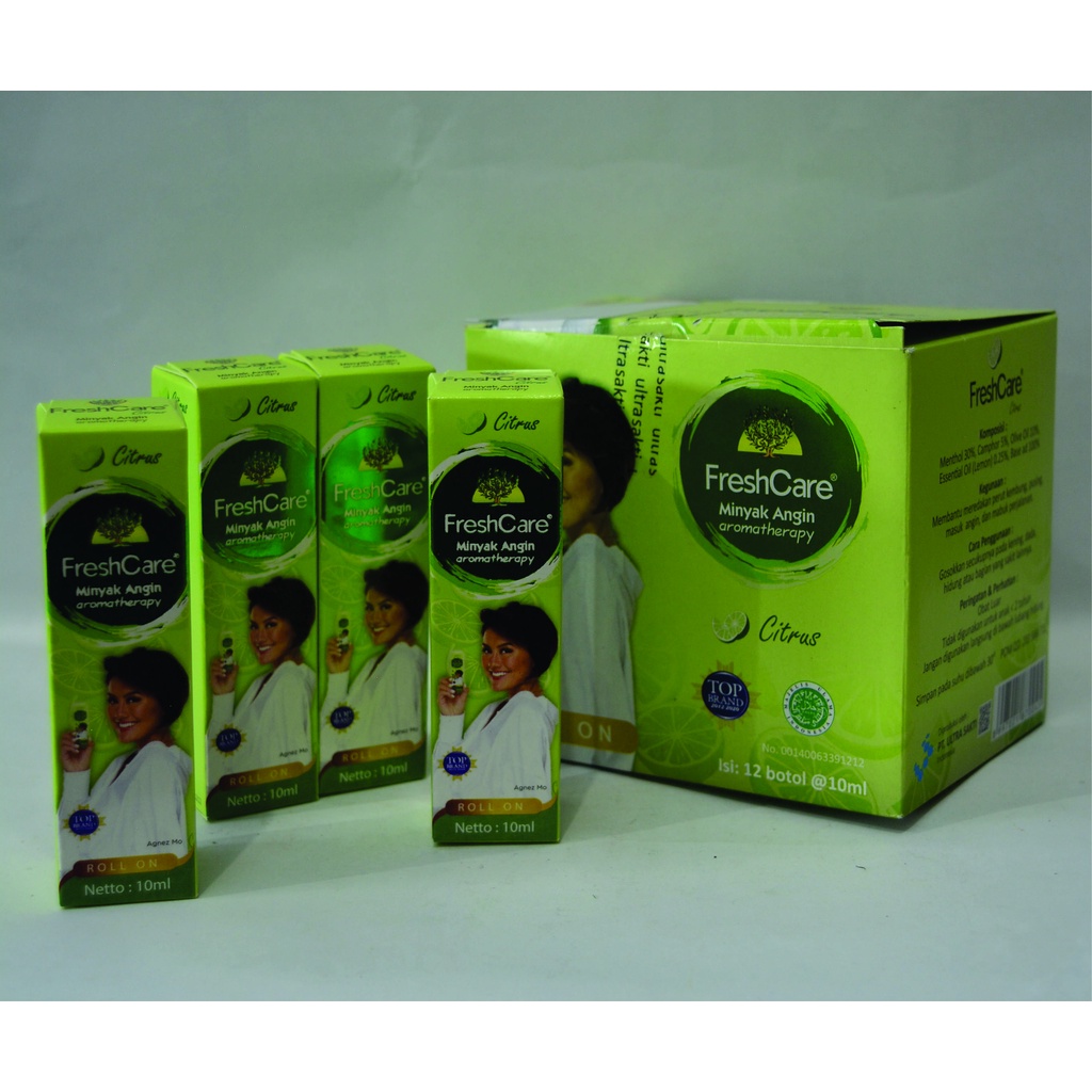 Jual Fresh Care / Freshcare Minyak Angin Aromatherapy Rasa Citrus 10 Ml