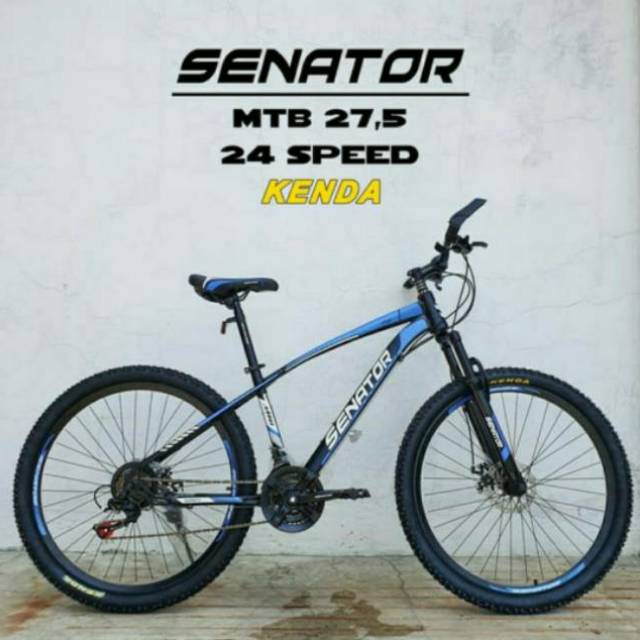 SEPEDA GUNUNG MTB 27,5 SENATOR 24 SPEED ^Harga Promooo Shopee Indonesia