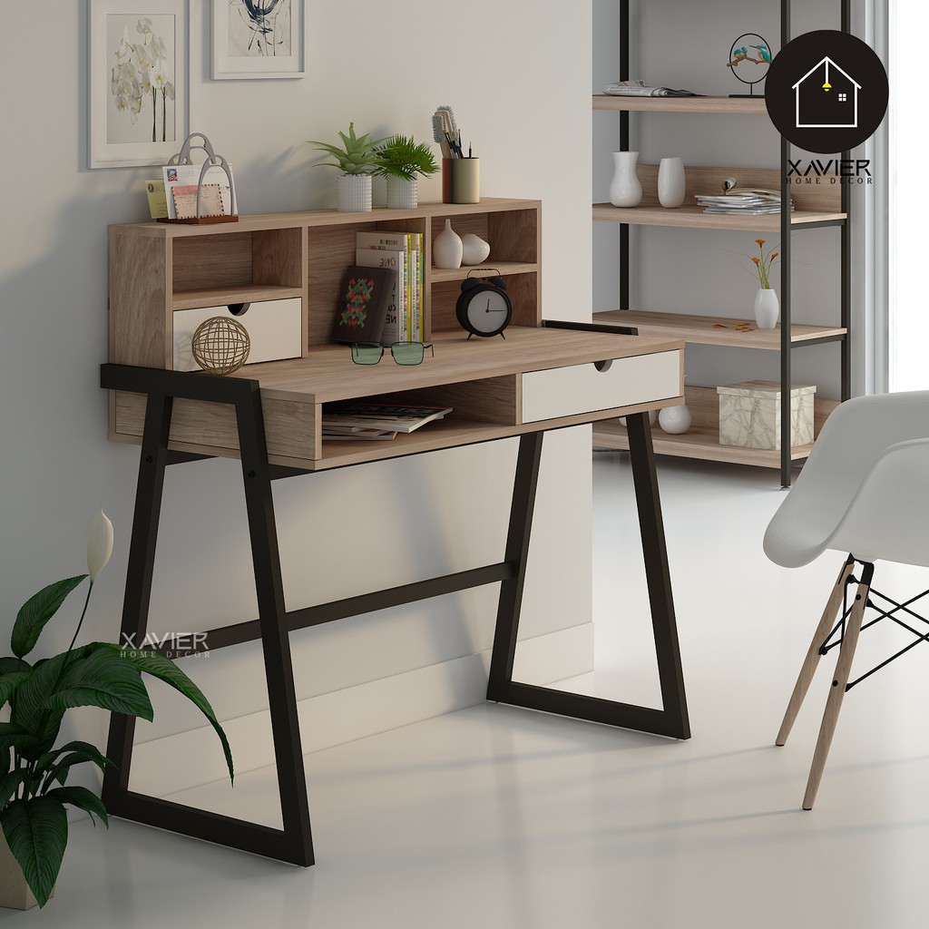 Xavier Home Decor ALTA / Meja Belajar Minimalis / Meja
