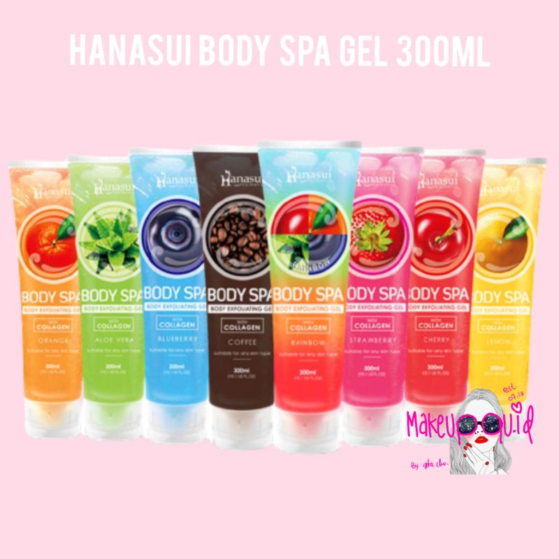 Jual Hanasui Body Spa Exfoliating Gel With Collagen / Hanasui body spa
