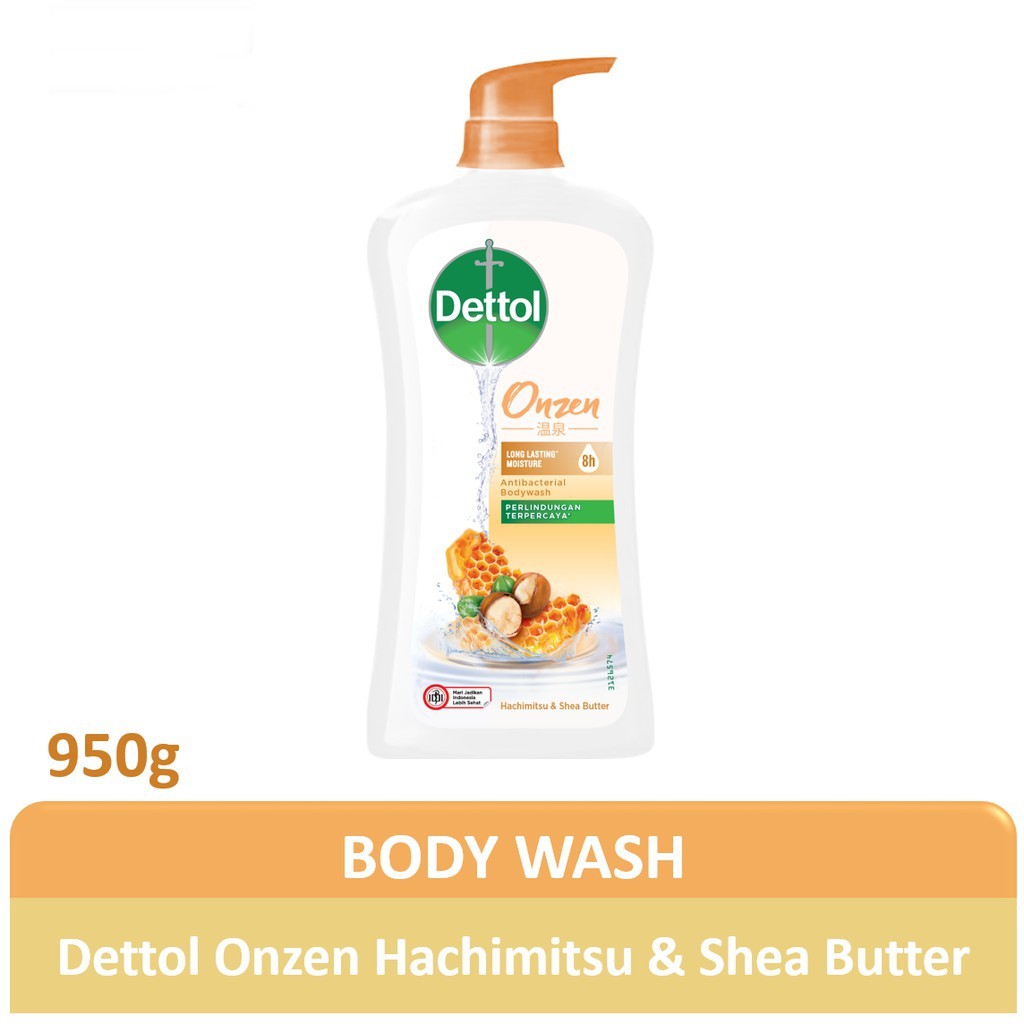 Jual DETTOL Body Wash Onzen Honey Pump 950g Shopee Indonesia