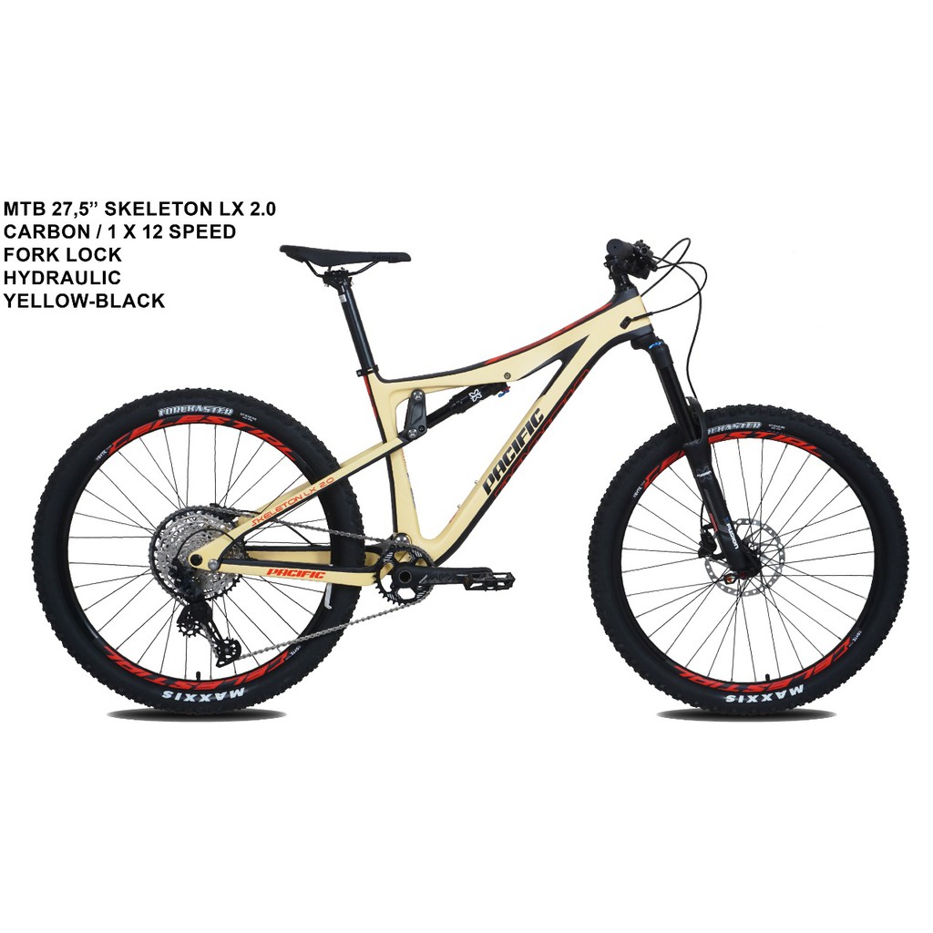 Sepeda MTB 27.5 Pacific Skeleton LX 2.0 Shopee Indonesia