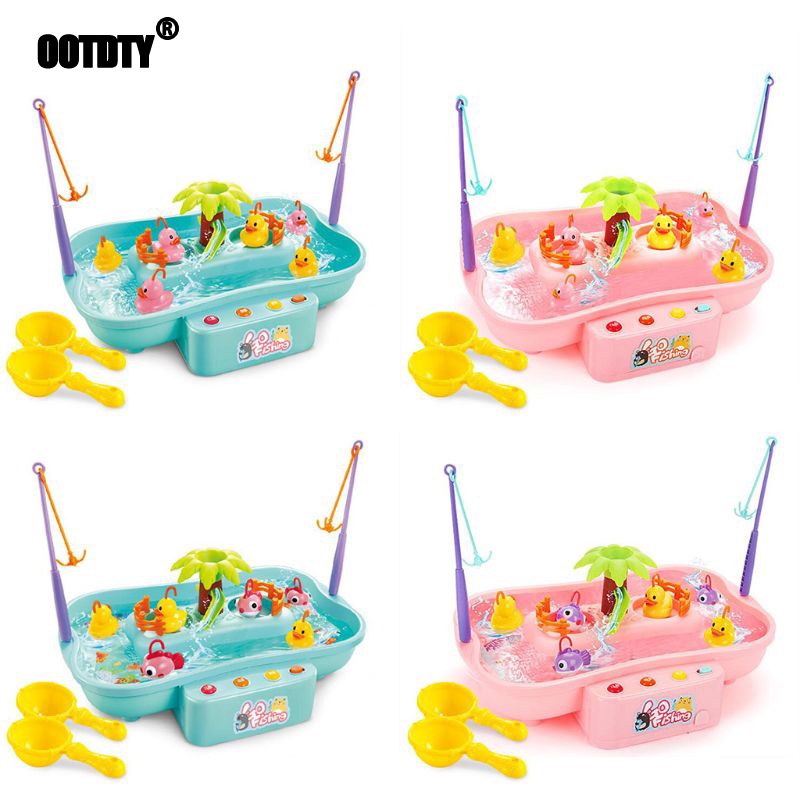 Jual Children's Water Toys Fishing Platform Electric Music Lighting