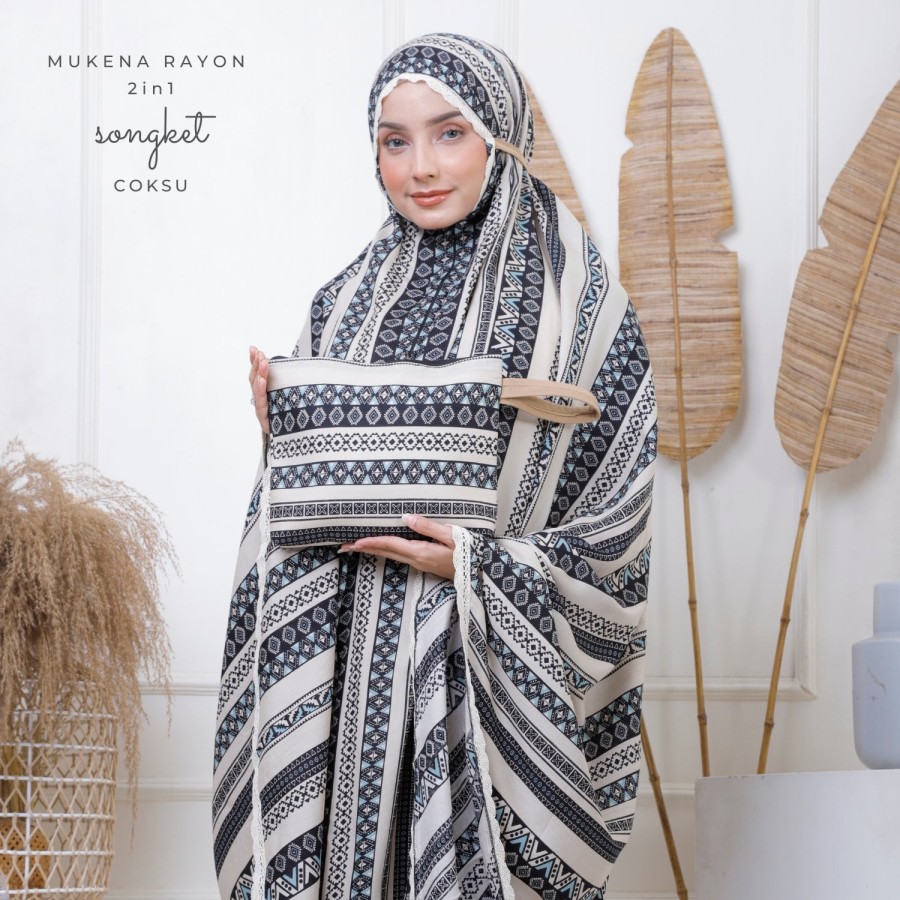  MUKENA DEWASA JUMBO MUKENAH PREMIUM RAYON TRAVEL