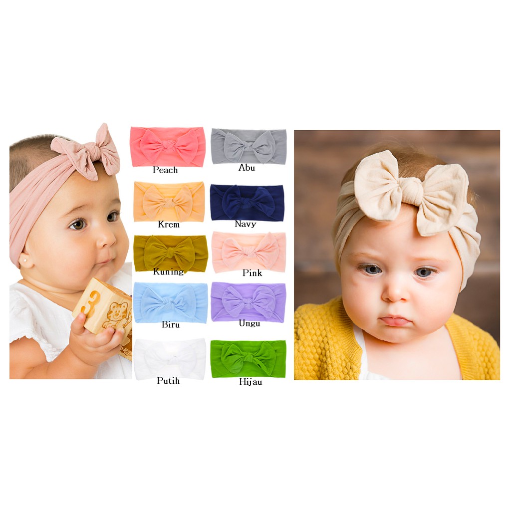 Bando Bayi Lucu / Bandana Bayi / Headband Bayi Cantik