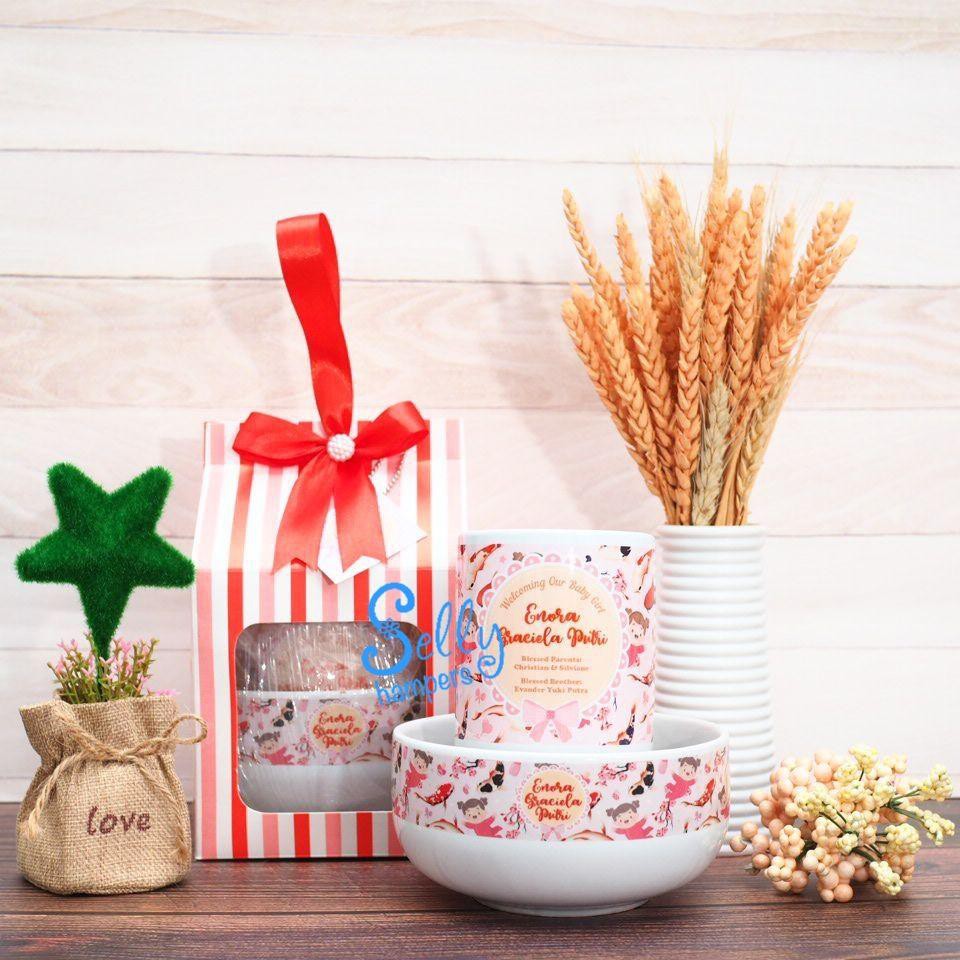 Hampers One Month Baby Born Mangkok Shopee Indonesia