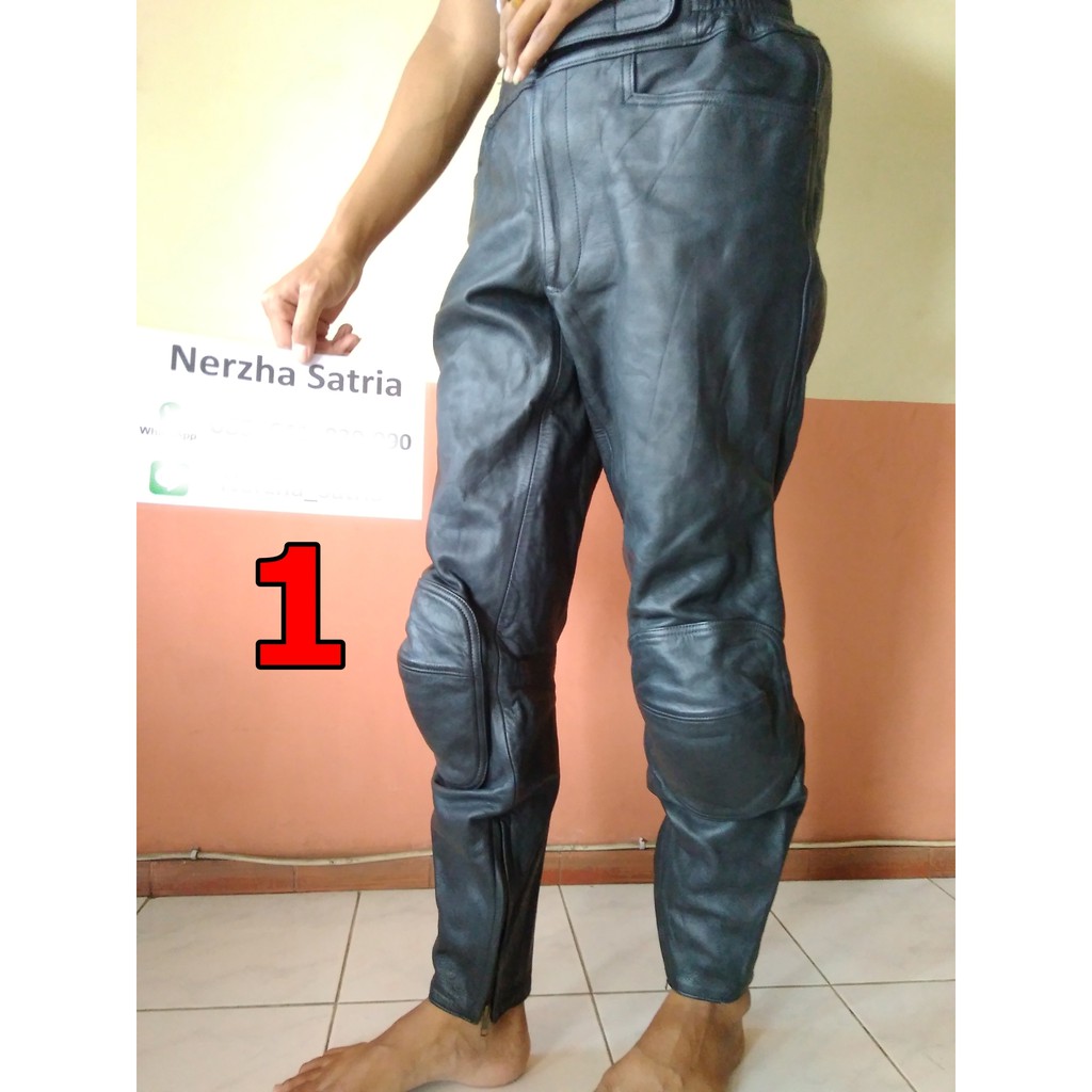Jual Celana Motor Kulit Touring Balap Wearpack | Shopee Indonesia