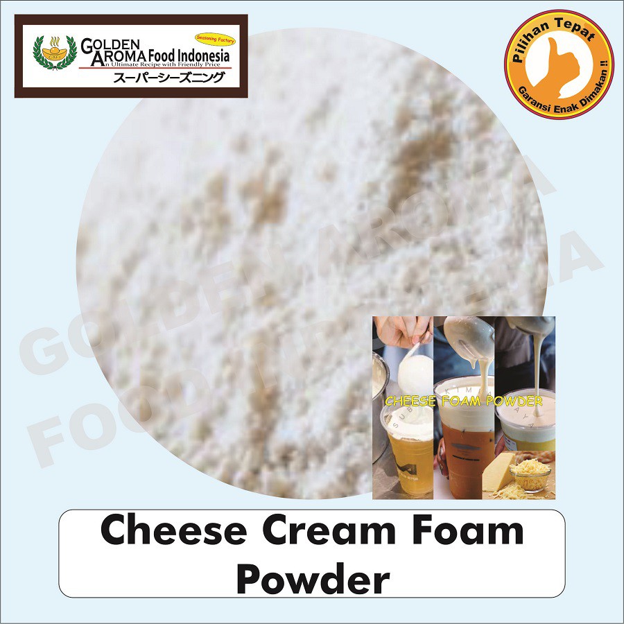 Jual Bubuk Minuman Cream cheese foam powder Enak Murah Halal 1000 gr