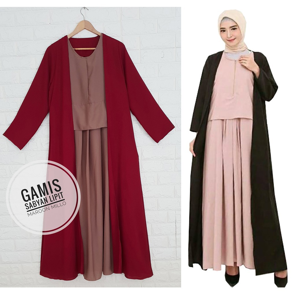 40+ Trend Terbaru Gamis Sabyan Terbaru 2019 Di Shopee Rise Upon Stars