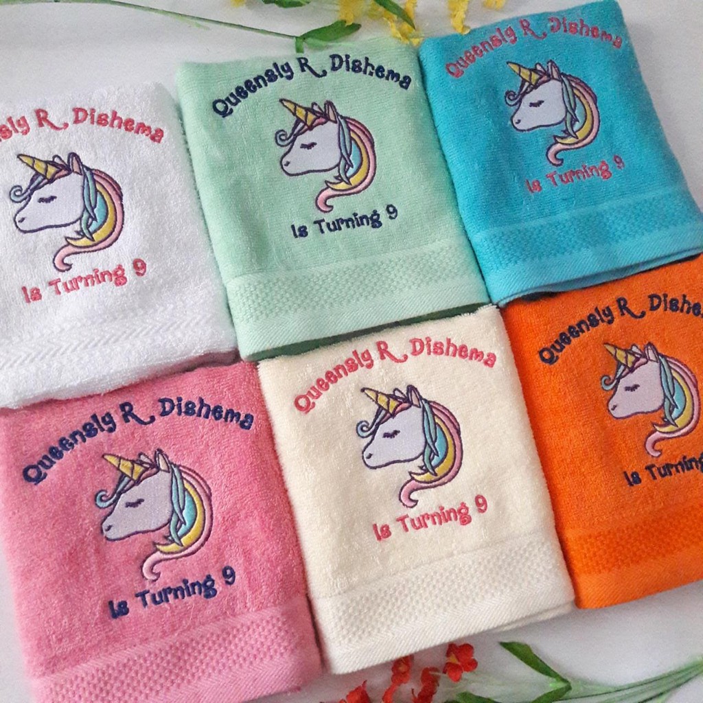 SOUVENIR HANDUK ULTAH UNICORN HAMPERS MURAH BIRTHDAY BEST SELLER NON