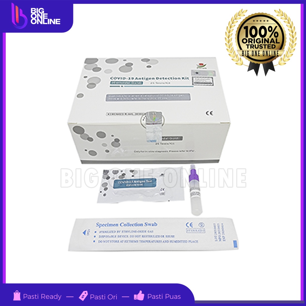 Jual LITUO Rapid Test Swab Antigen (Satuan/Pcs) Resmi AKL ORI, Lituo