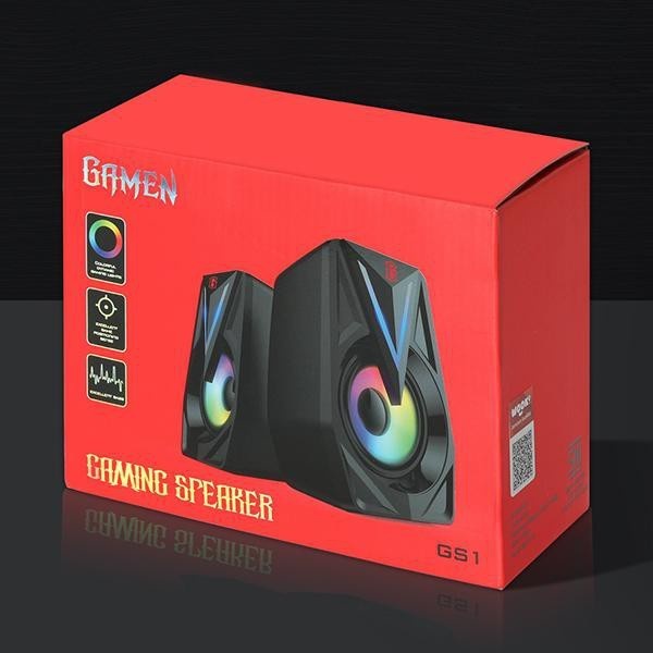 Jual Speaker Gaming GAMEN GS1 Colorful RGB Shopee Indonesia