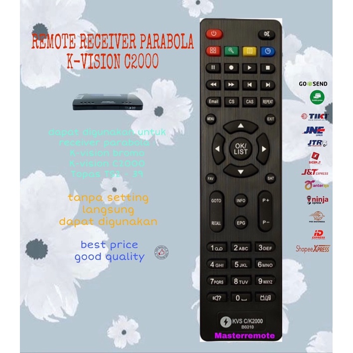 Remot remote KVISION C2000/TOPAS/KVISION BROMO PARABOLA