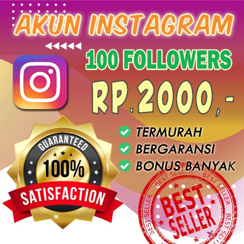 JASA TAMBAH FOLLOWERS Instagram Akun IG Bergaransi dan