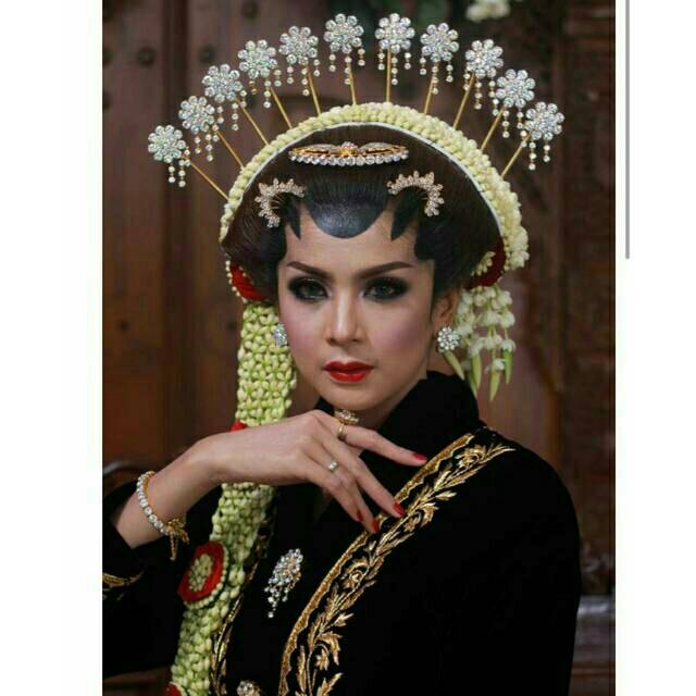 PERLENGKAPAN AKSESORIES SET LENGKAP MANTEN PENGANTIN WANITA ADAT JAWA