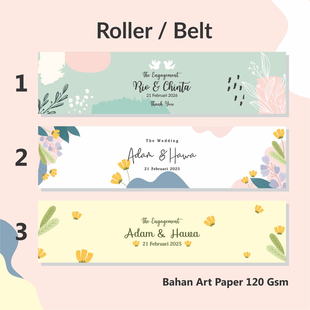 Jual Roller Hijab / Label pengikat jilbab custom / Roll hijab jilbab