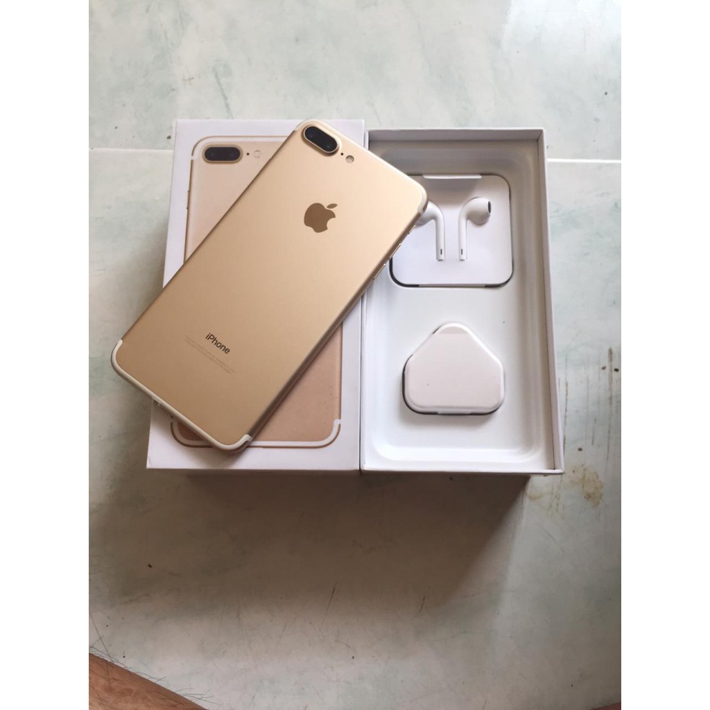Jual Second Apple Iphone 7 Plus 128Gb Gold - Ex Internasional Indonesia|Shopee Indonesia