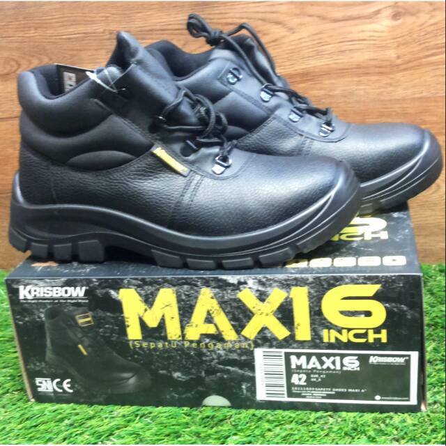 Jual Krisbow safety shoes type MAXI 6 inch sepatu pengaman krisbow tipe